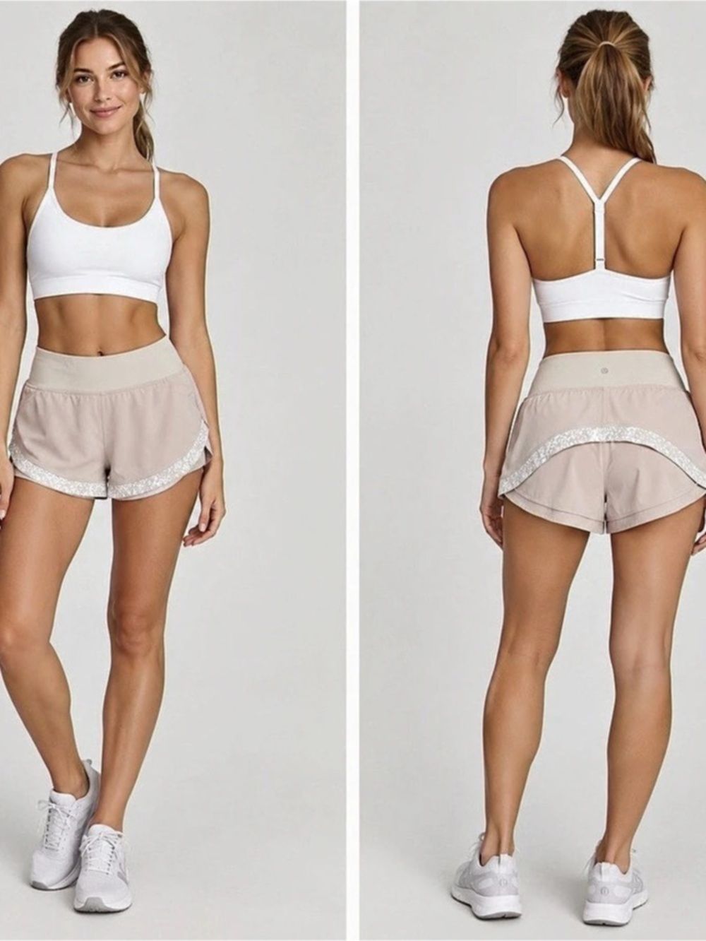 Lululemon✨ Hotty Hot High-Rise Shorts 3" Pink- Reflective size 6